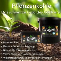 Carbio - Premium Pflanzenkohle - 5,5 l Eimer